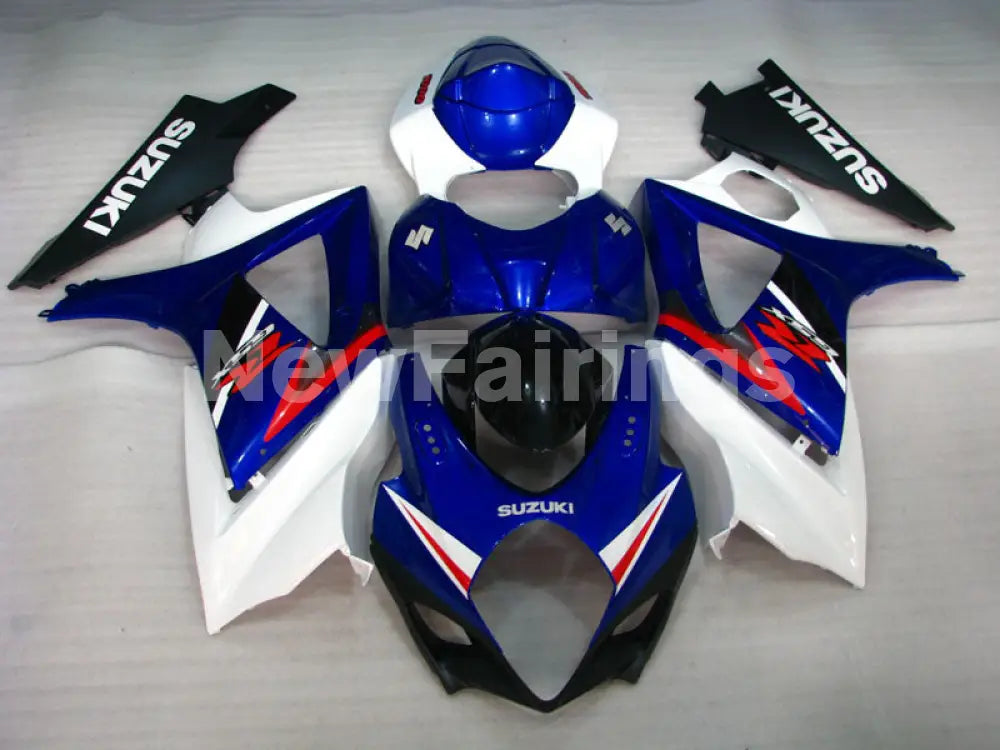 Blue and White Black Factory Style - GSX - R1000 07 - 08