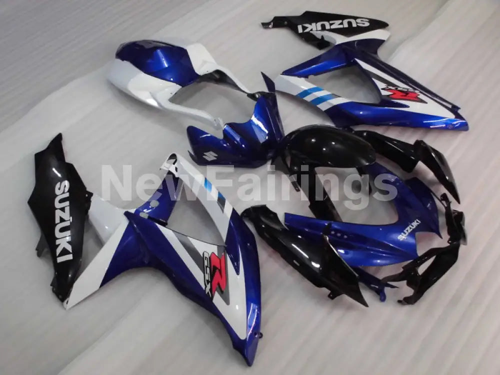 Blue and White Black Factory Style - GSX-R600 08-10 Fairing