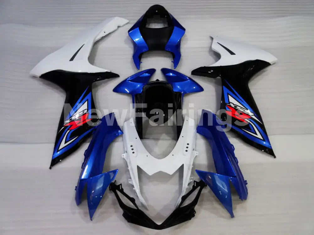 Blue and White Black Factory Style - GSX-R600 11-24 Fairing