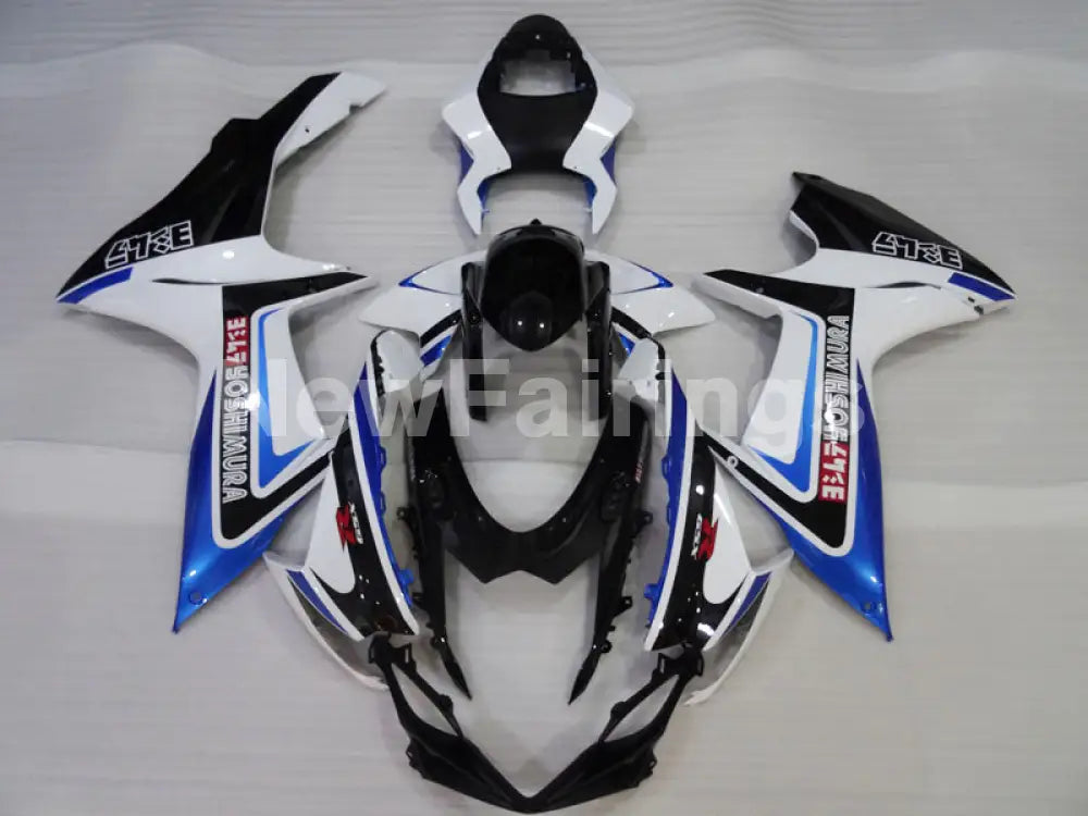 Blue and White Black Yoshimura - GSX-R750 11-24 Fairing Kit