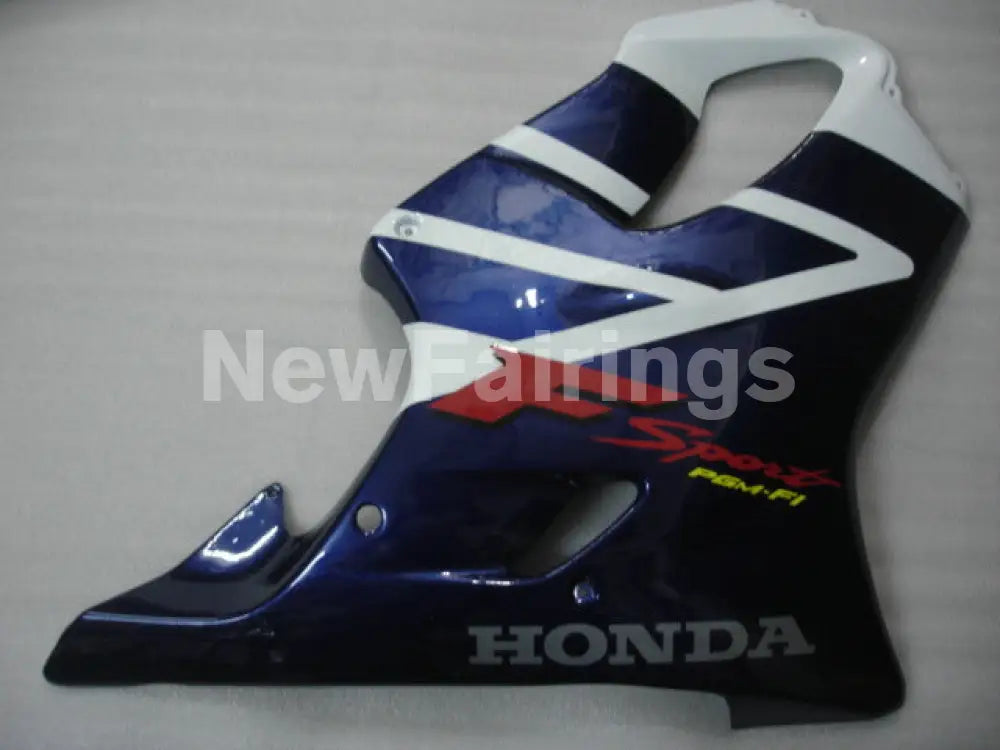 Blue and White Factory Style - CBR600 F4i 01-03 Fairing Kit