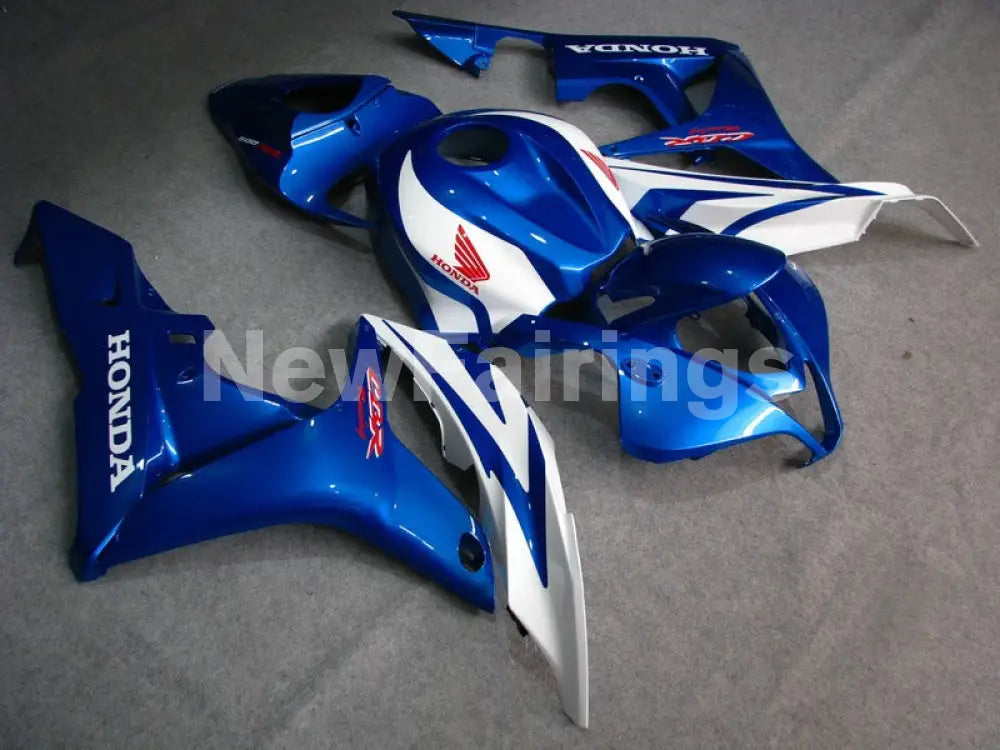 Blue and White Factory Style - CBR600RR 07-08 Fairing Kit -
