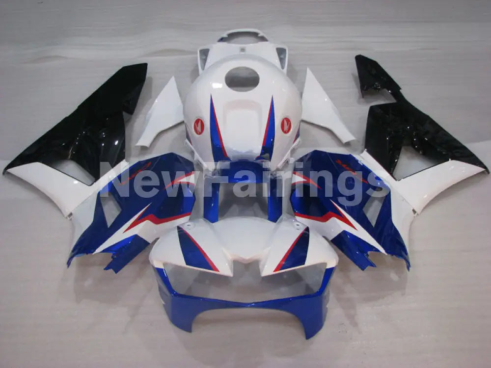 Blue and White Factory Style - CBR600RR 13-23 Fairing Kit -