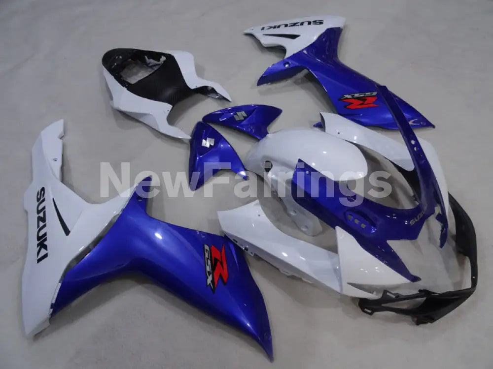 Blue and White Factory Style - GSX-R600 11-24 Fairing Kit