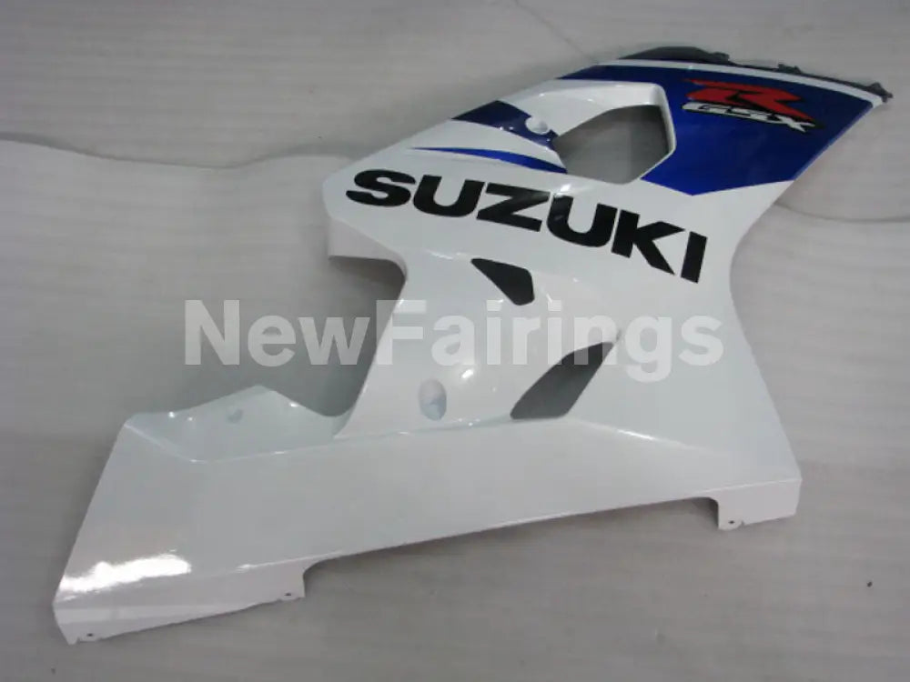 Blue and White Factory Style - GSX-R750 04-05 Fairing Kit