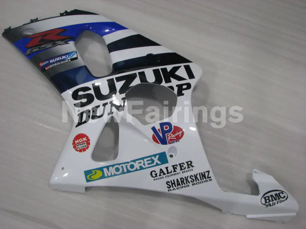 Blue and White MOTOREX - GSX - R1000 00 - 02 Fairing Kit