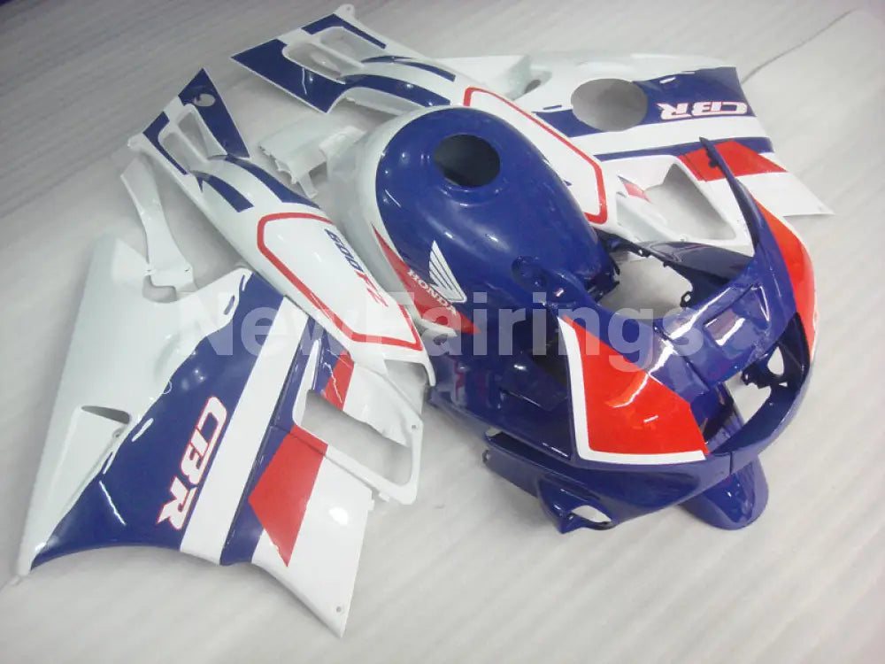 Blue and White Red Factory Style - CBR600 F2 91-94 Fairing