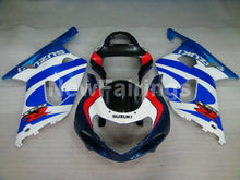 Load image into Gallery viewer, Blue and White Red Factory Style - GSX-R600 01-03 Fairing