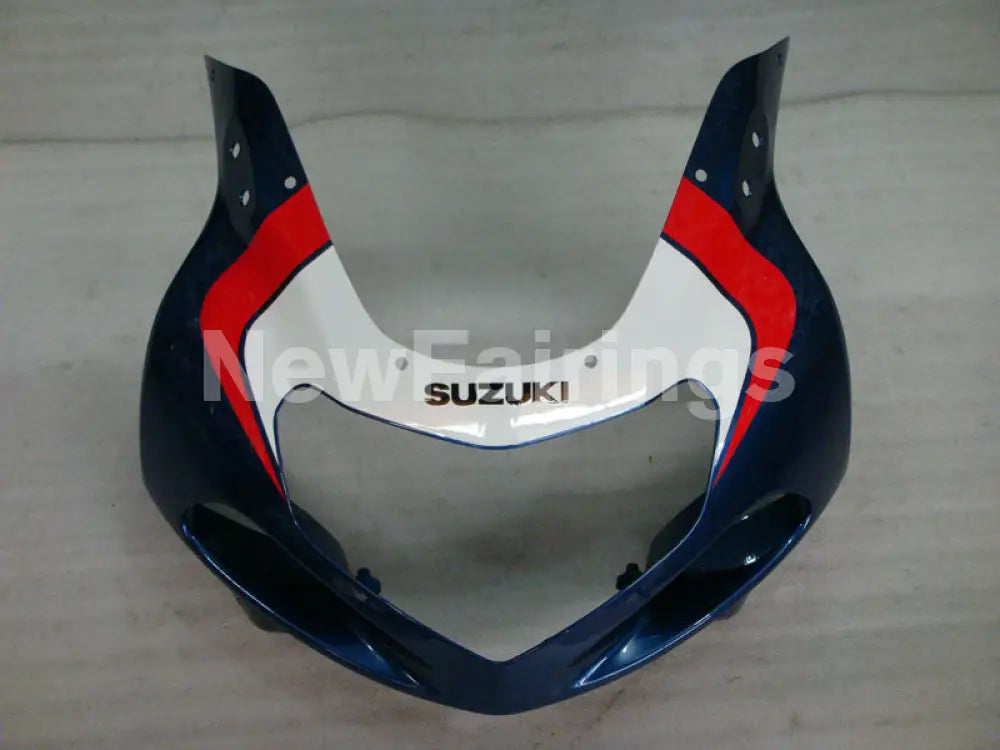 Blue and White Red Factory Style - GSX-R750 00-03 Fairing