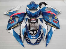Load image into Gallery viewer, Blue and White ROCKSTAR - GSX - R1000 09 - 16 Fairing Kit