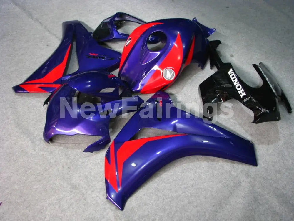 Blue and Red Factory Style - CBR1000RR 08-11 Fairing Kit -