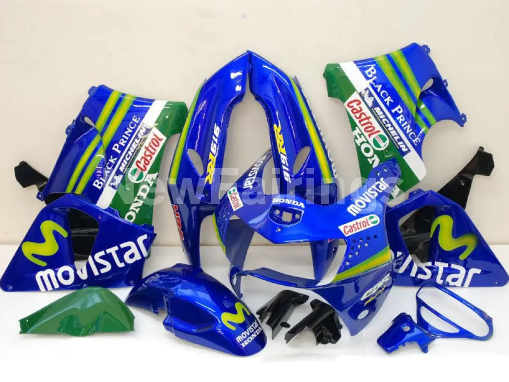 Blue and Green Movistar - CBR 919 RR 98-99 Fairing Kit -