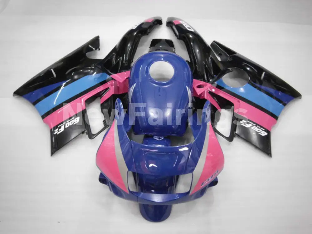 Blue and Pink Black Factory Style - CBR600 F2 91-94 Fairing