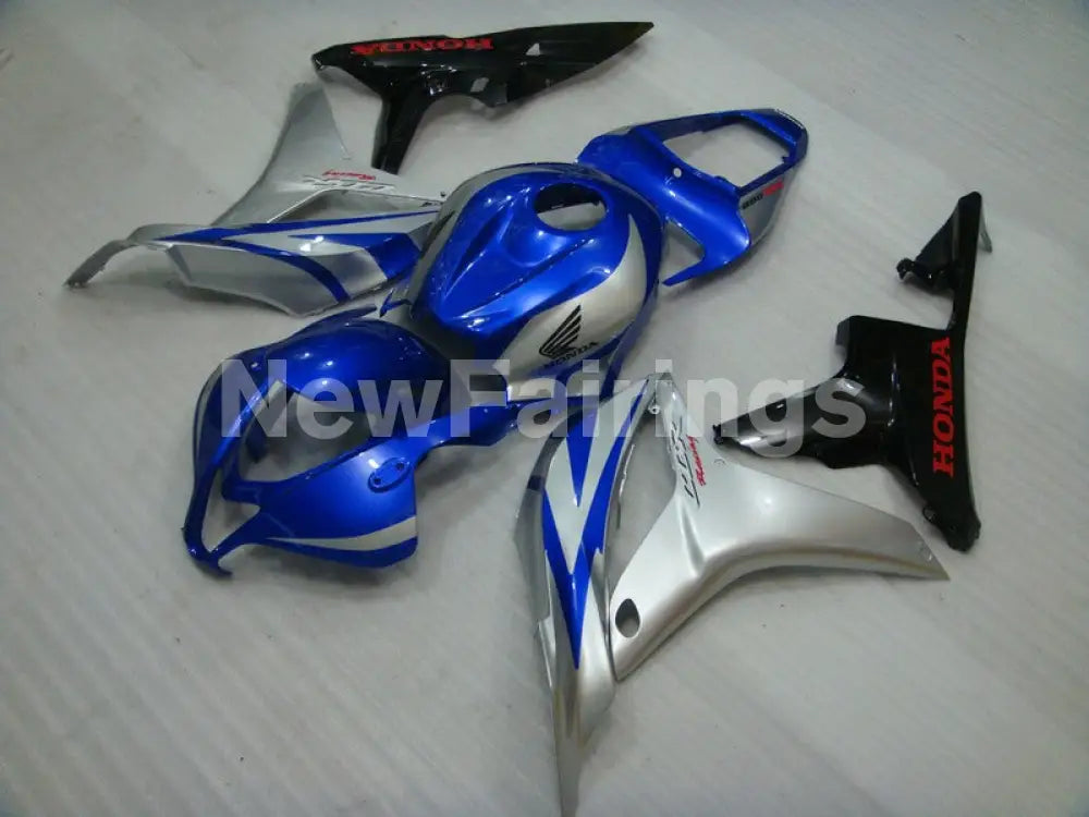 Blue Silver Factory Style - CBR600RR 07-08 Fairing Kit -