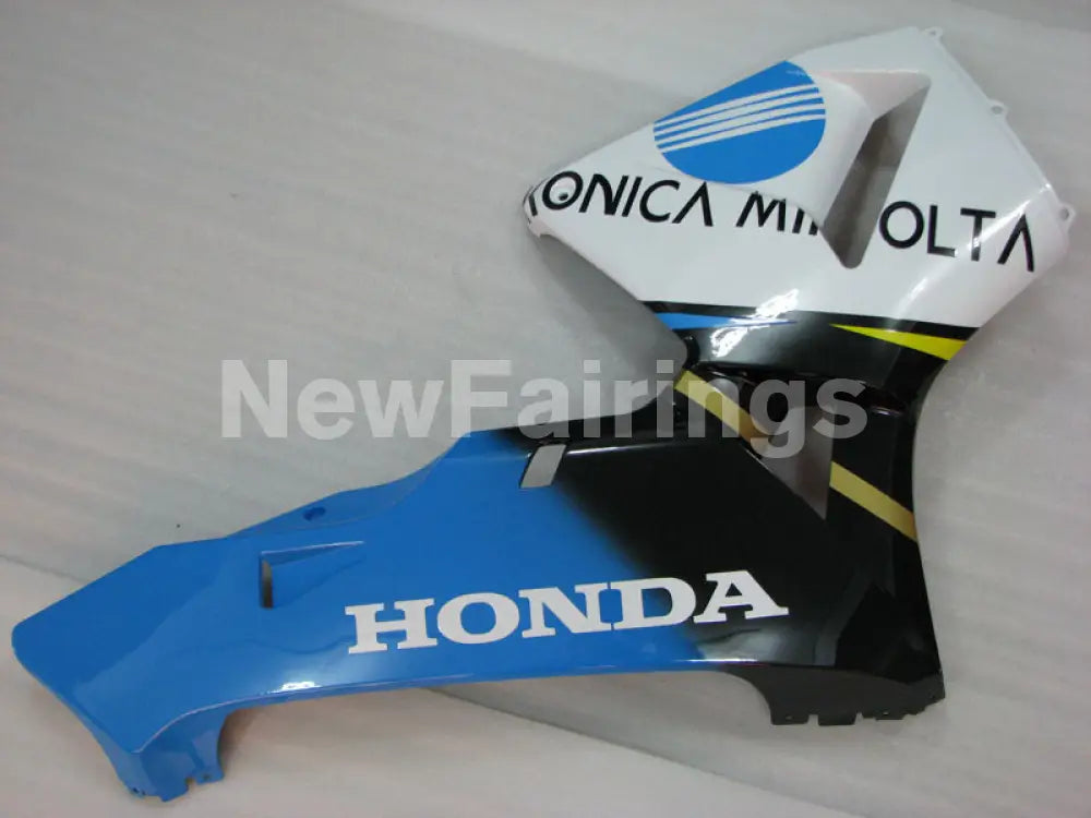 Blue White and Black Konica Minolta - CBR600RR 03-04 Fairing