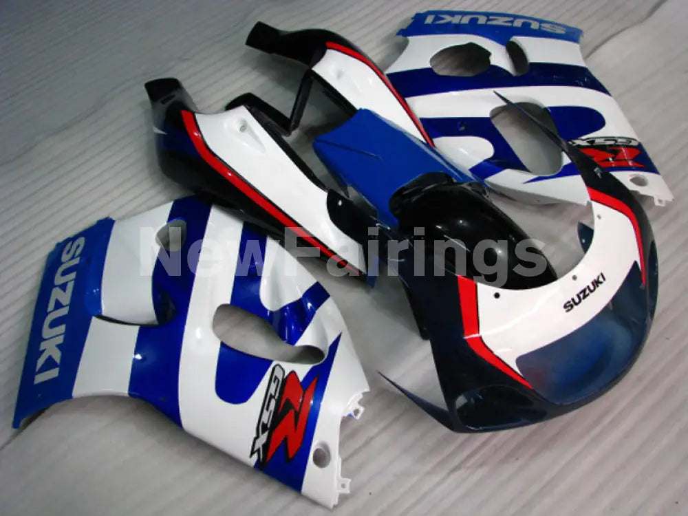 Blue White and Red Factory Style - GSX-R600 96-00 Fairing