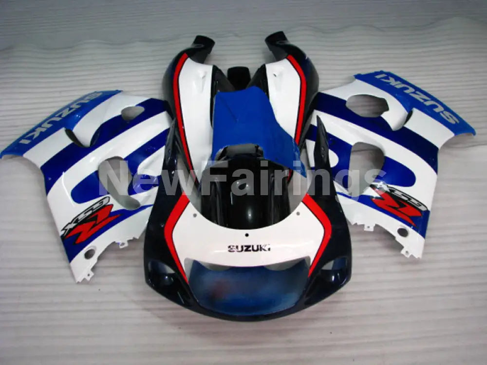 Blue White and Red Factory Style - GSX-R750 96-99 Fairing