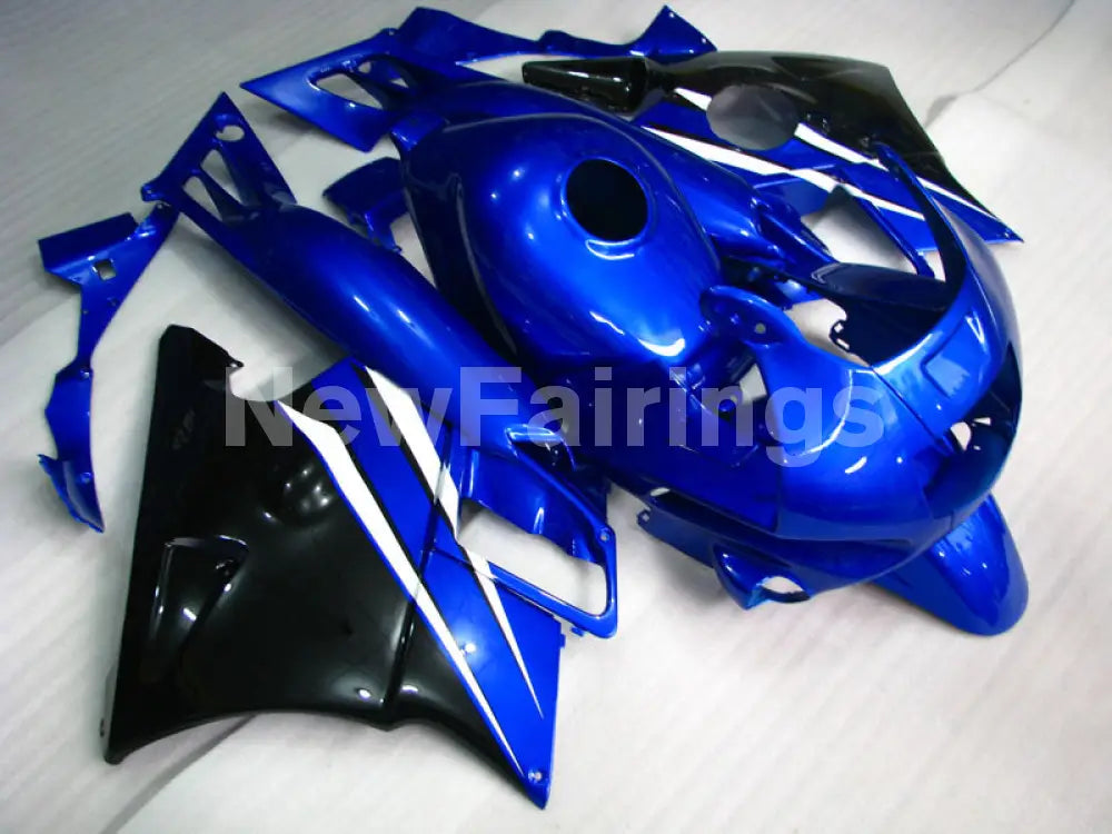 Blue and White Black No decals - CBR600 F2 91-94 Fairing Kit