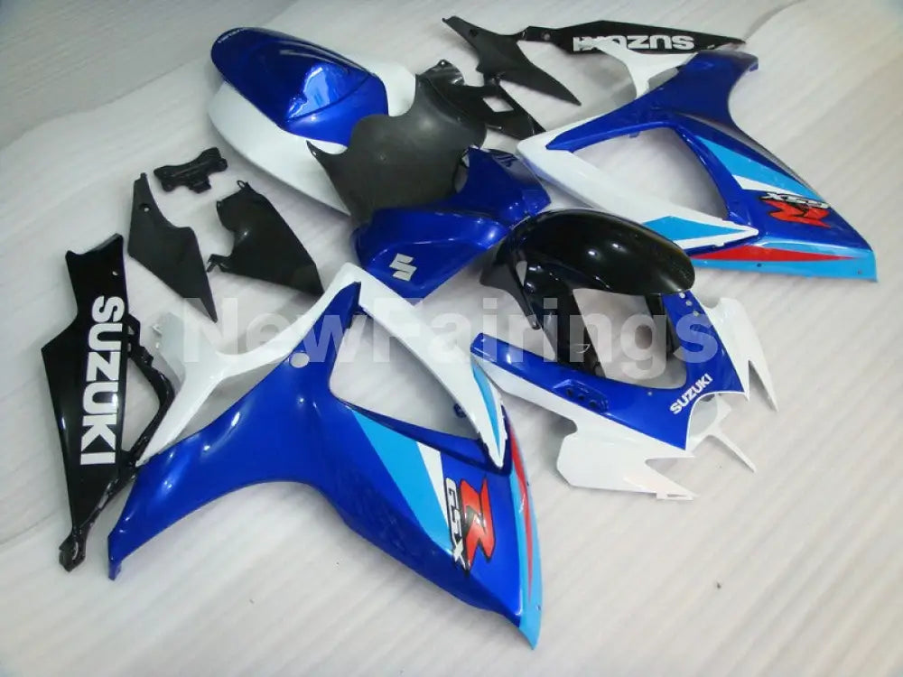 Blue White Black Factory Style - GSX-R750 06-07 Fairing Kit