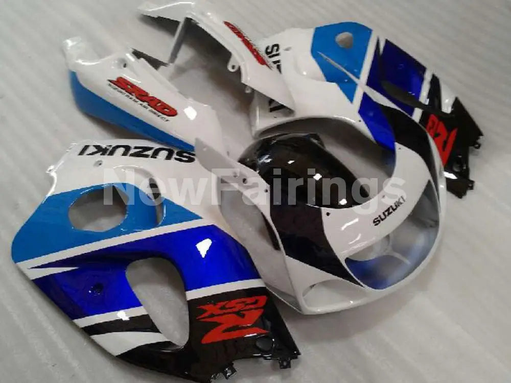 Blue and White Black Factory Style - GSX-R600 96-00 Fairing