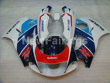 Load image into Gallery viewer, Blue and White Red Factory Style - GSX-R600 96-00 Fairing