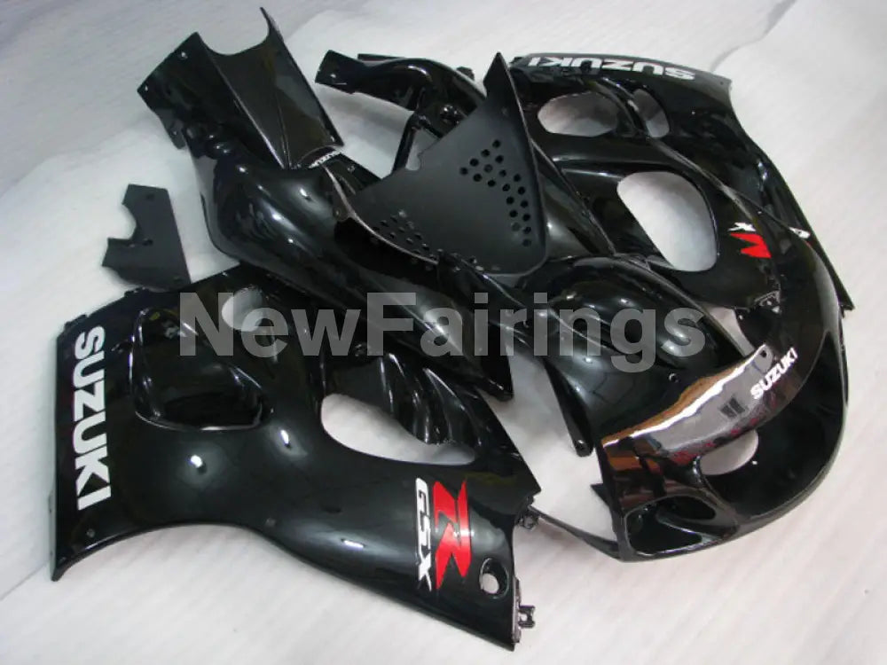 Gloss Black Factory Style - GSX-R600 96-00 Fairing Kit -