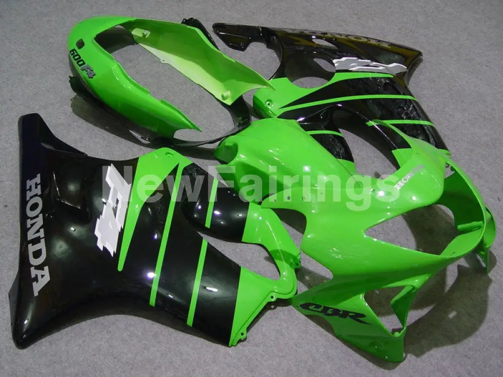 Green and Black Factory Style - CBR600 F4 99-00 Fairing Kit