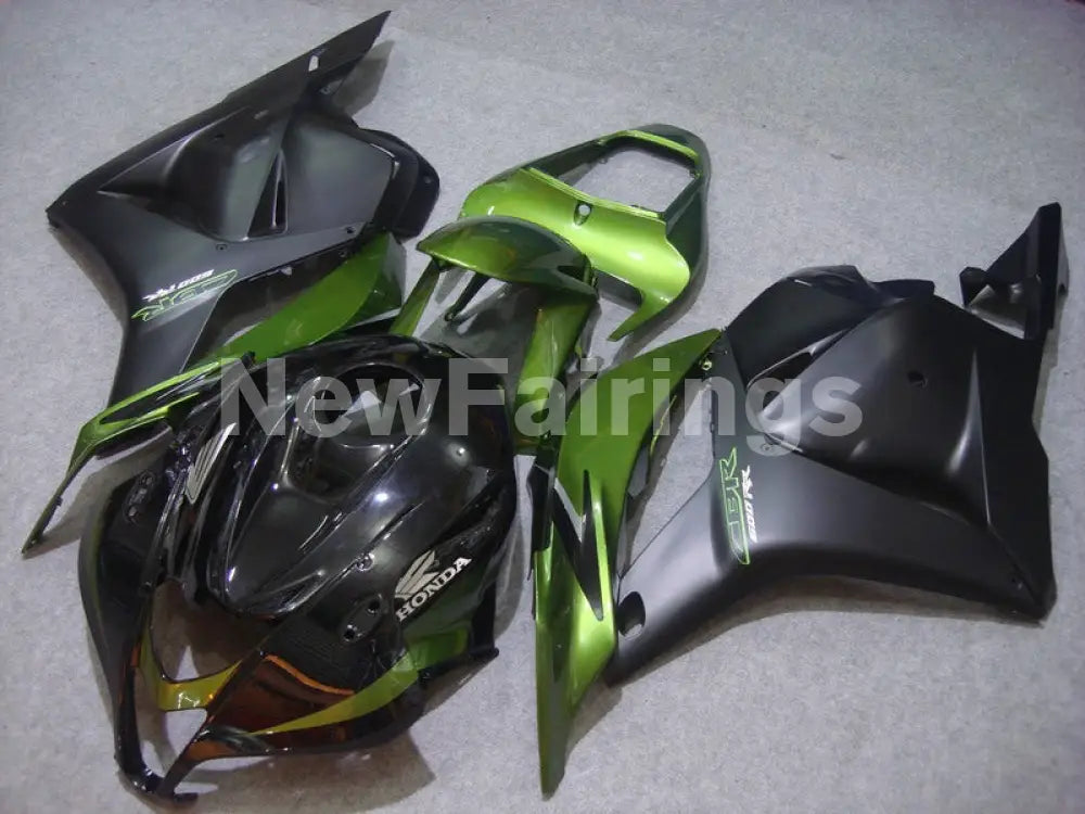 Green and Black Factory Style - CBR600RR 09-12 Fairing Kit -