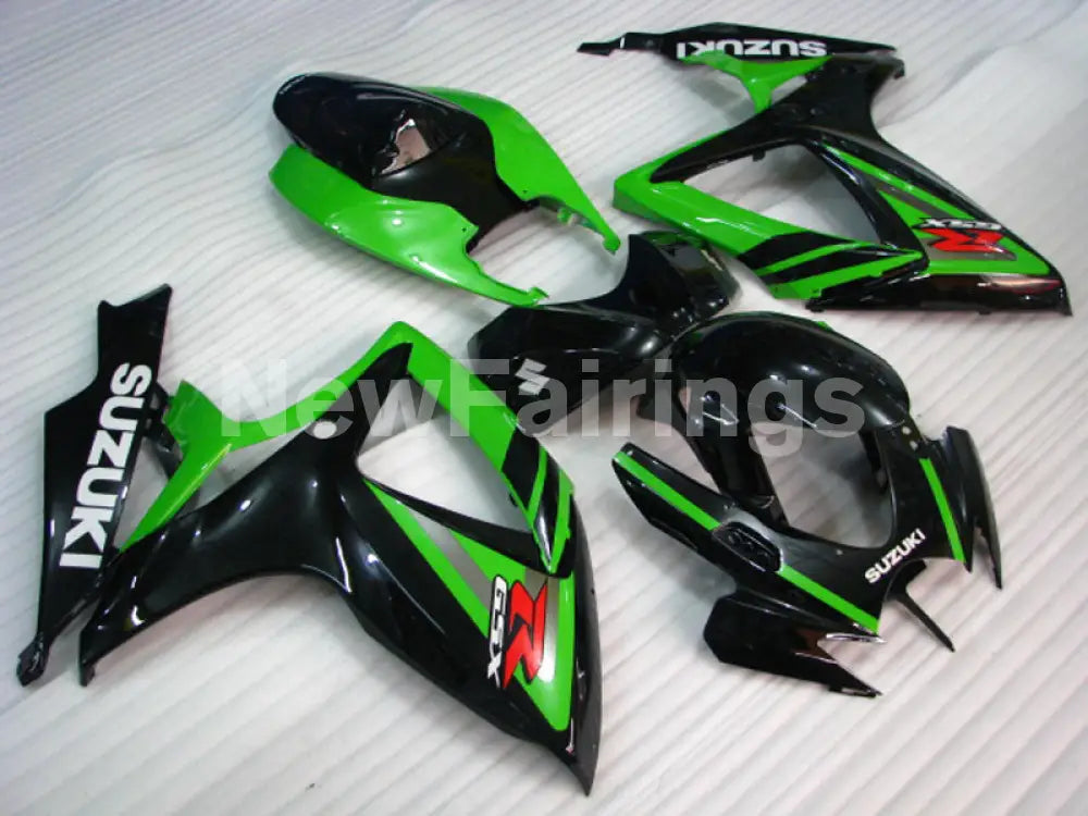 Green and Black Factory Style - GSX-R600 06-07 Fairing Kit