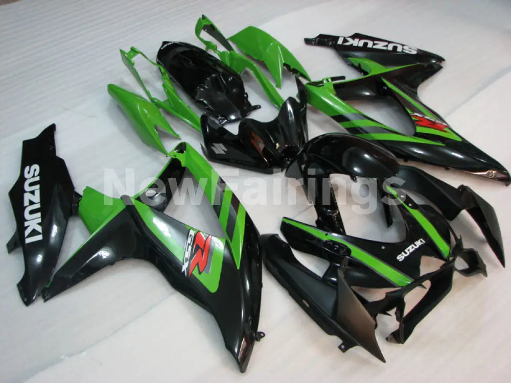 Green and Black Factory Style - GSX-R600 08-10 Fairing Kit