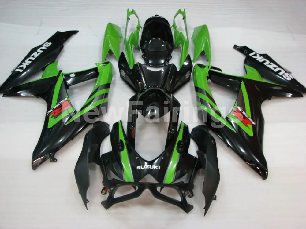 Green and Black Factory Style - GSX-R750 08-10 Fairing Kit