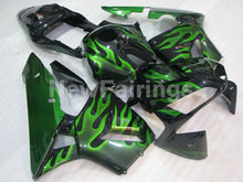 Load image into Gallery viewer, Green and Black Flame - CBR600RR 03-04 Fairing Kit -