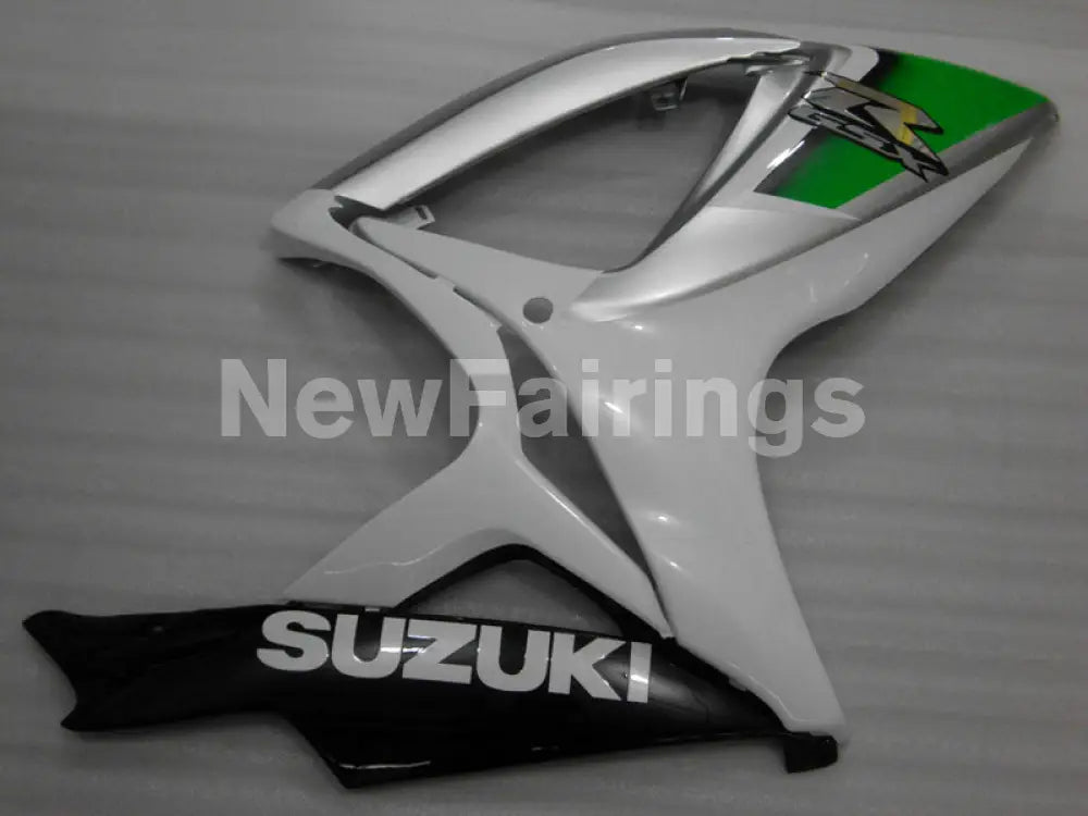 Green and White Silver Factory Style - GSX-R750 06-07
