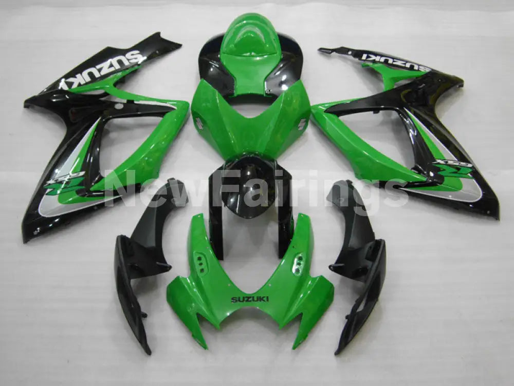 Green Black Factory Style - GSX-R600 06-07 Fairing Kit