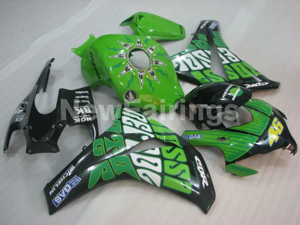 Green and Black Rossi - CBR1000RR 08-11 Fairing Kit -