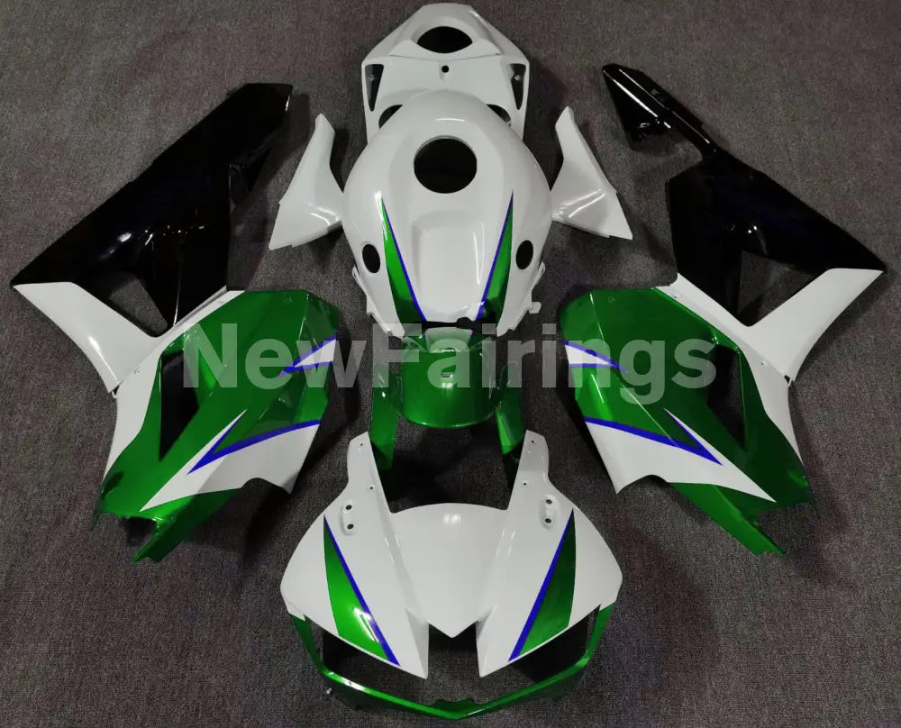 Green White and Black Factory Style - CBR600RR 13-23 Fairing