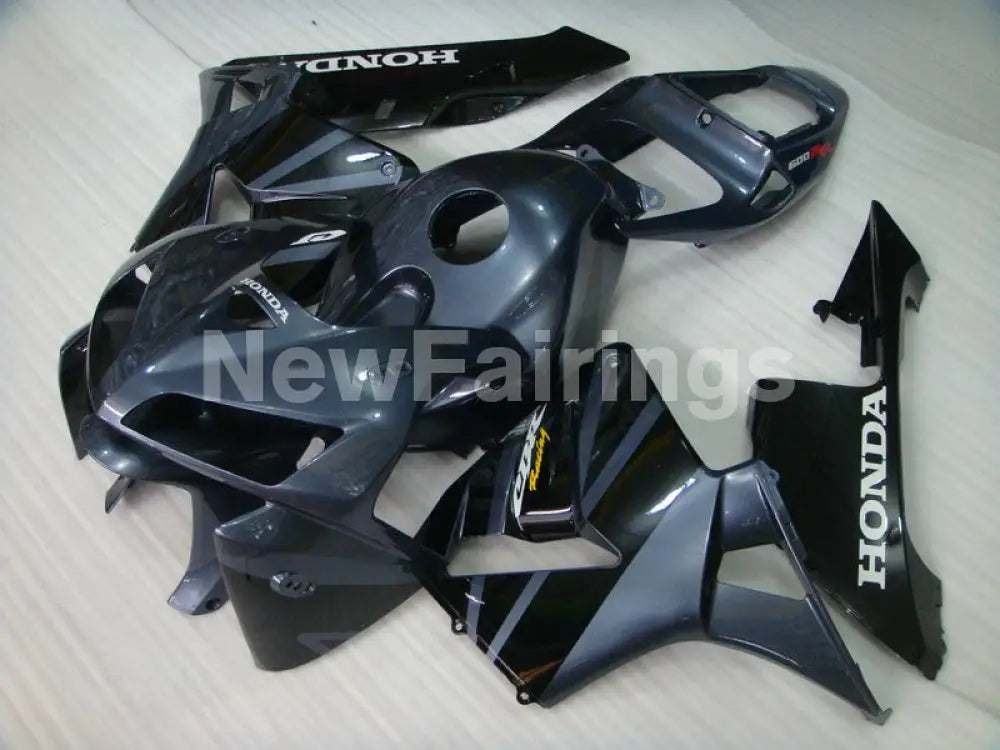Grey and Black Factory Style - CBR600RR 05-06 Fairing Kit -
