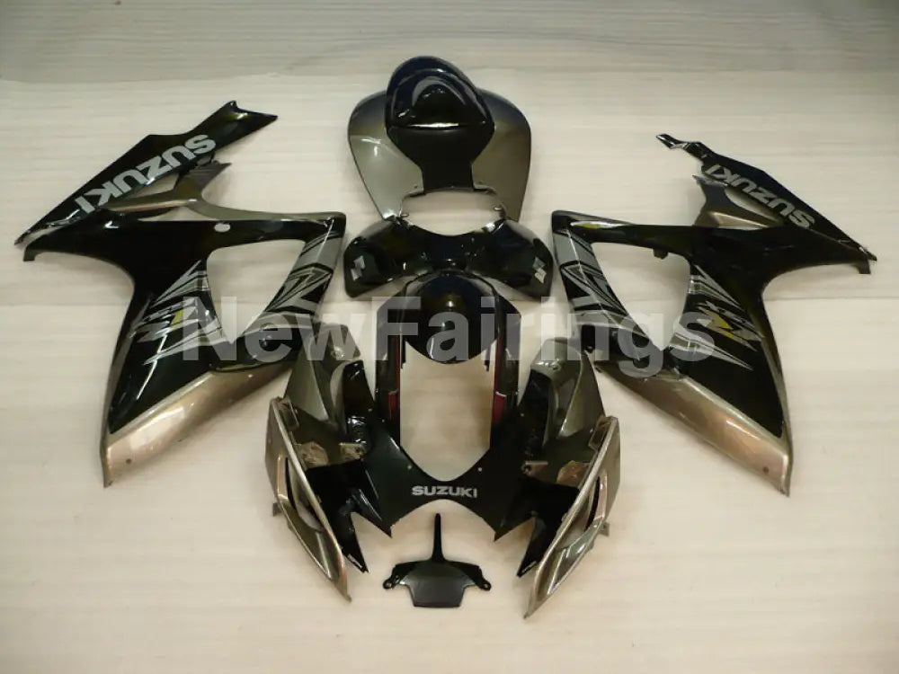Grey and Black Factory Style - GSX-R600 06-07 Fairing Kit