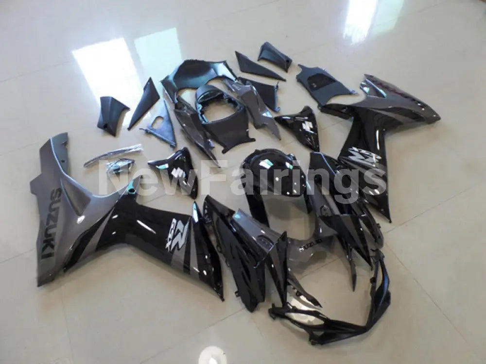 Grey and Black Factory Style - GSX-R600 11-24 Fairing Kit