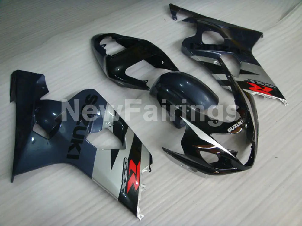 Grey Silver and Black Factory Style - GSX-R600 04-05 Fairing