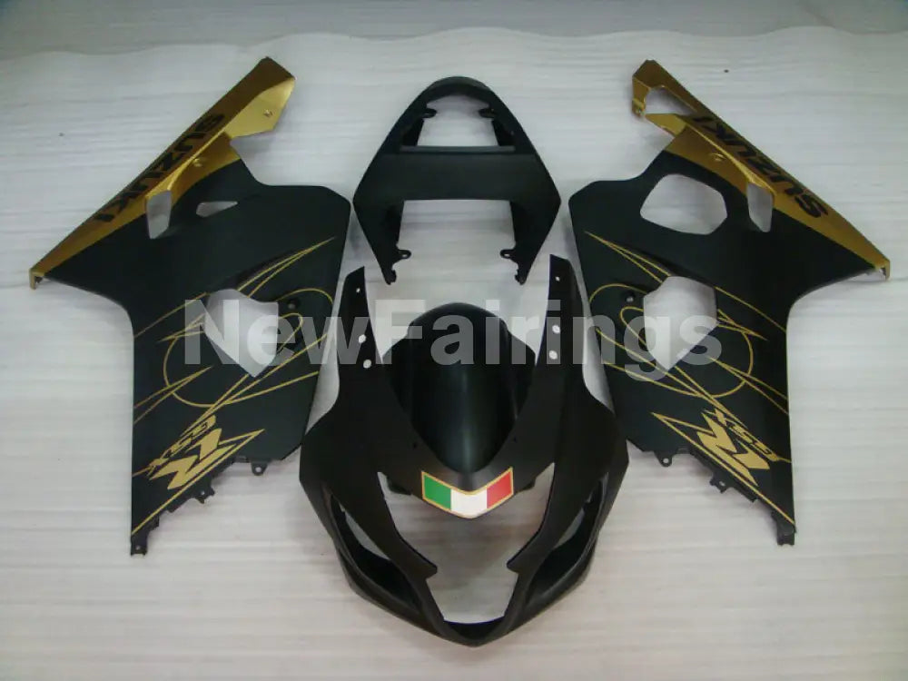 Matte Black and Gloden Factory Style - GSX-R600 04-05
