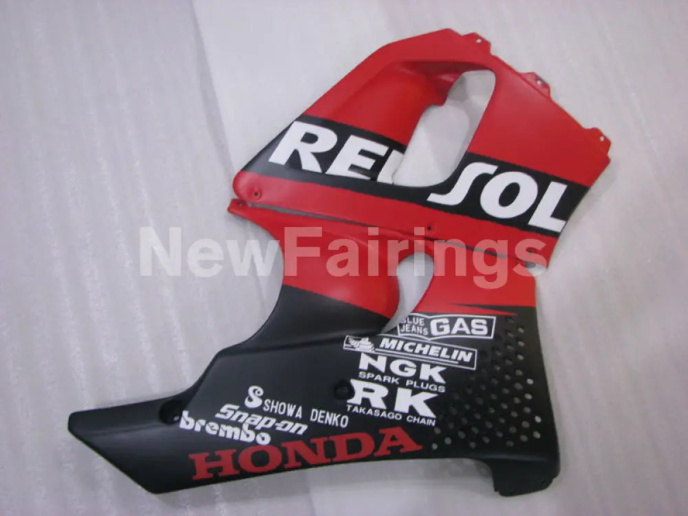 Matte Black and Red Repsol - CBR 900 RR 94-95 Fairing Kit -