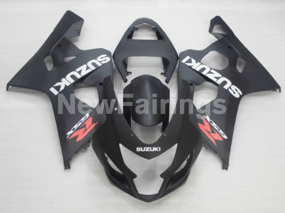 Matte Black Factory Style - GSX-R600 04-05 Fairing Kit -