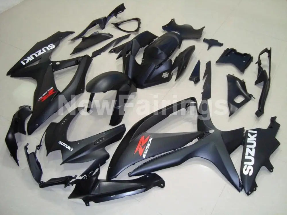 Matte Black Factory Style - GSX-R600 08-10 Fairing Kit