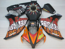 Load image into Gallery viewer, Matte Black and Orange Rossi - CBR1000RR 08-11 Fairing Kit -