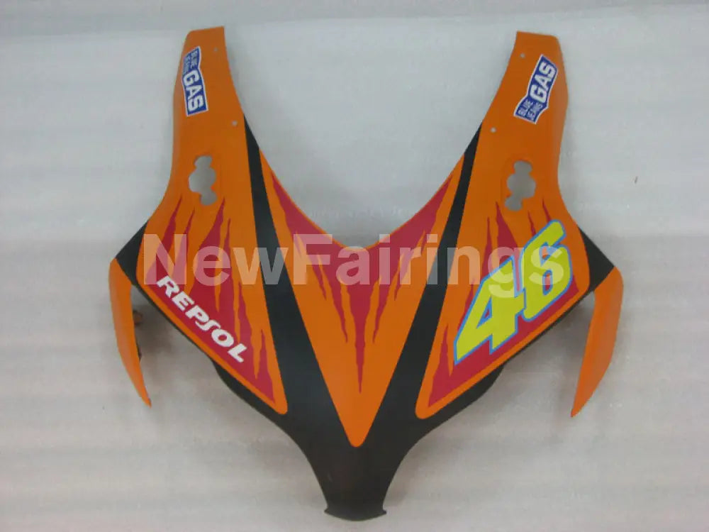 Matte Black and Orange Rossi - CBR1000RR 08-11 Fairing Kit -