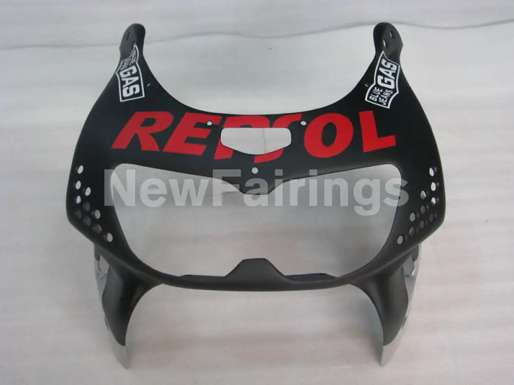 Matte Black and Silver Repsol - CBR 900 RR 94-95 Fairing Kit