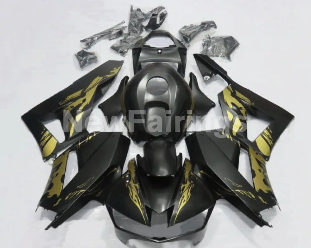 Matte Black with golden decal Factory Style - CBR600RR 13-23