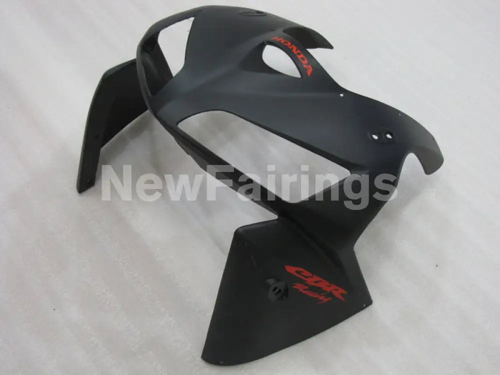 Matte Black with red decals Factory Style - CBR600RR 05-06