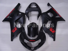 Load image into Gallery viewer, Matte Black with Red Decals Factory Style - GSX-R600 01-03